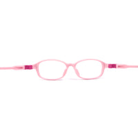 Kids Flex - Cotton Candy - SaferOptics Anti Blue Light Glasses Malaysia | 420Safety, Flex, Kids, last, Medium, Oval, Pink, Small