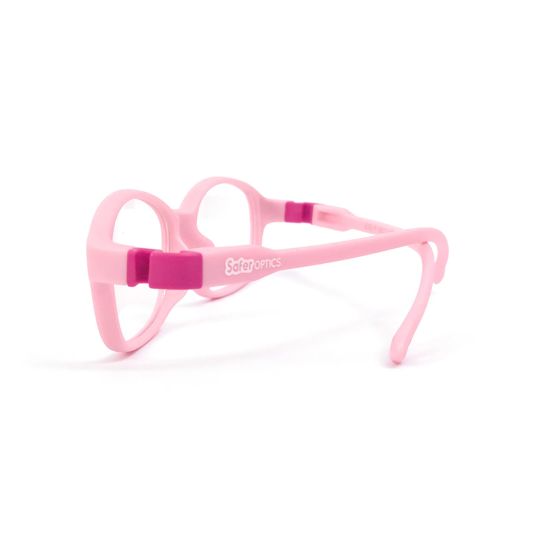 Kids Flex - Cotton Candy - SaferOptics Anti Blue Light Glasses Malaysia | 420Safety, Flex, Kids, last, Medium, Oval, Pink, Small