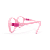 Kids Flex - Cotton Candy - SaferOptics Anti Blue Light Glasses Malaysia | 420Safety, Flex, Kids, last, Medium, Oval, Pink, Small