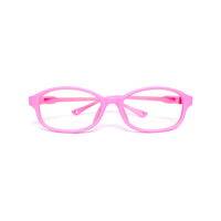 Kids Flex - Rose Pink - SaferOptics Anti Blue Light Glasses Malaysia | 420Safety, Flex, Kids, Medium, Oval, Pink, preorder, Small