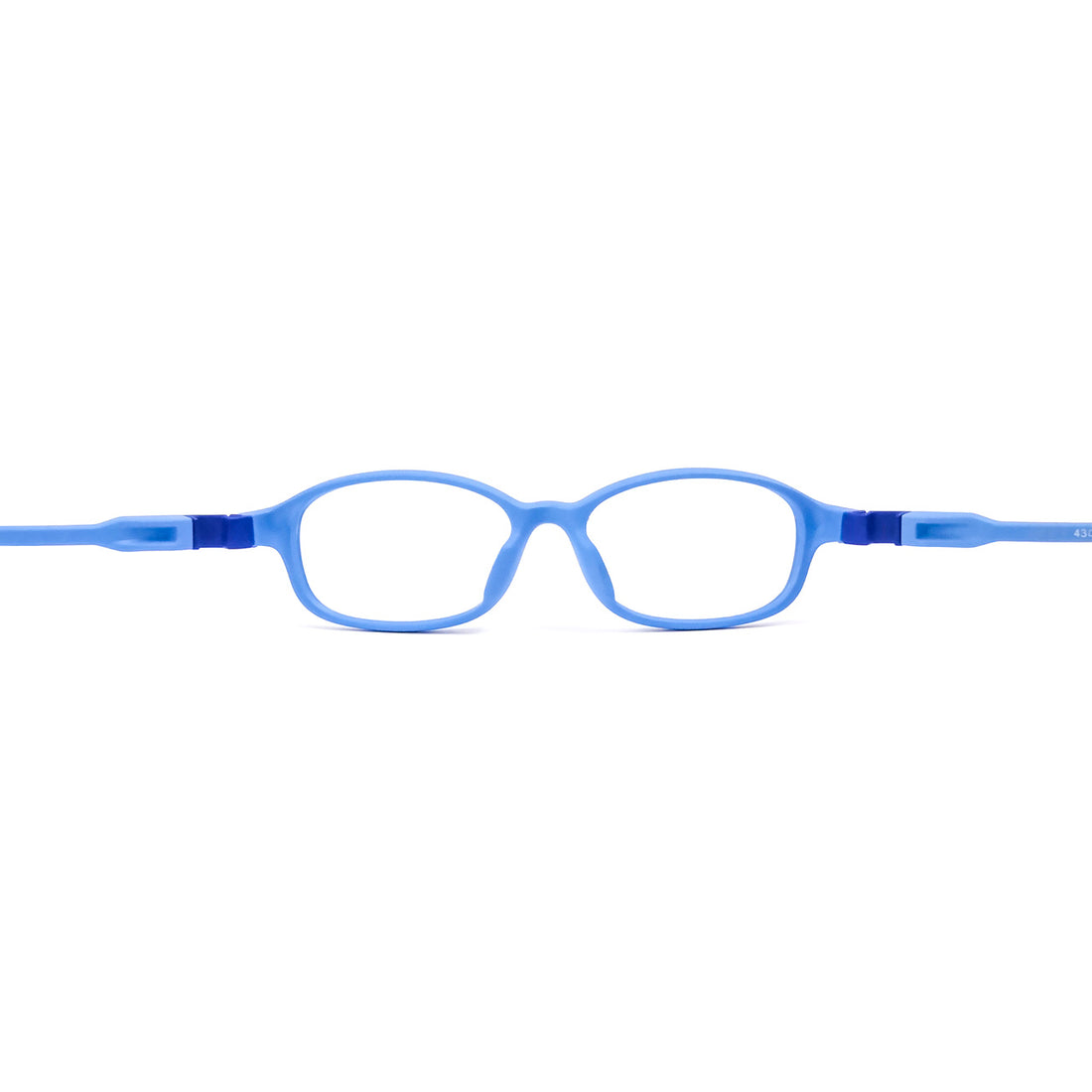 Kids Flex - Sky Blue - SaferOptics Anti Blue Light Glasses Malaysia | 420Safety, Blue, Flex, Kids, Medium, Oval, Small
