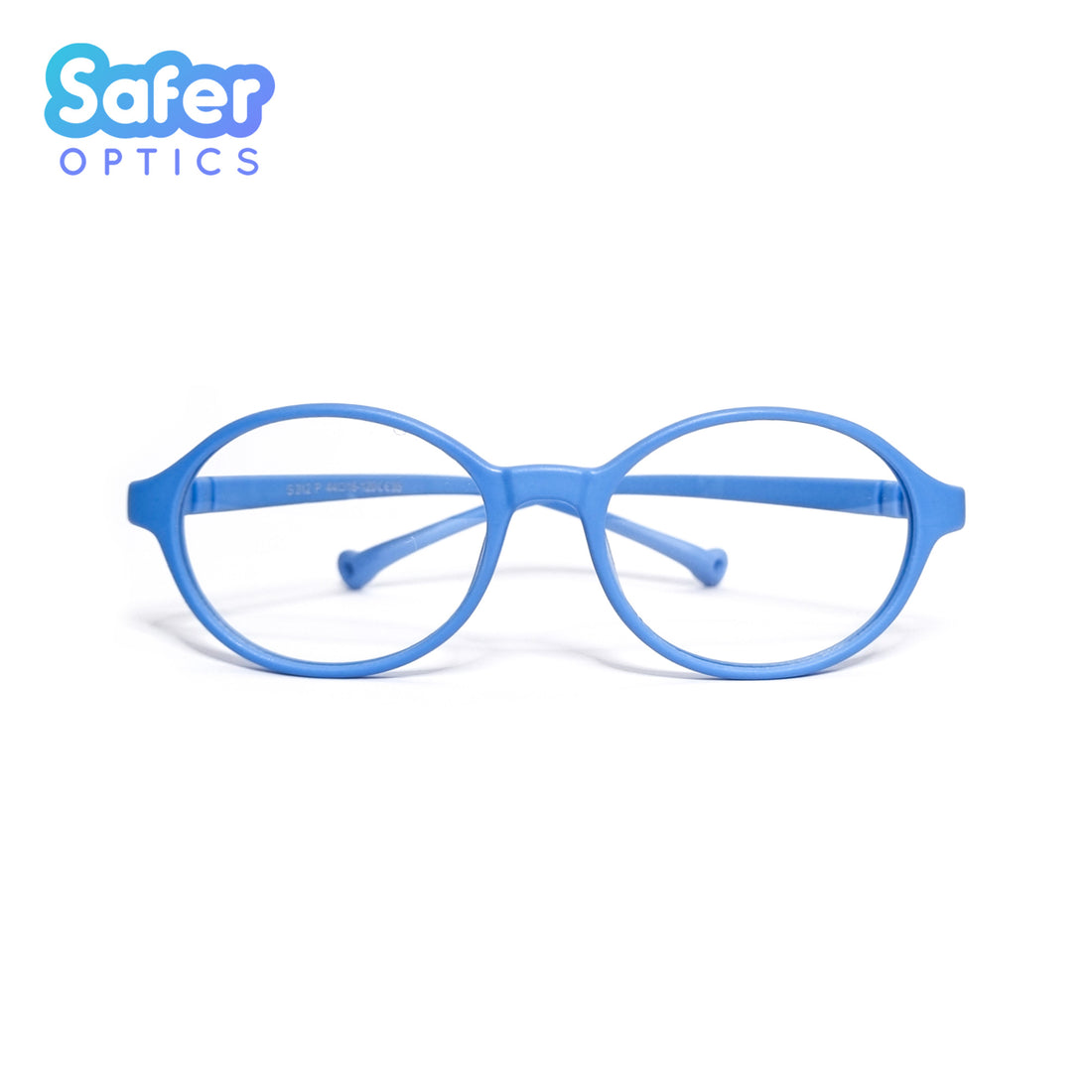 Kids Mini Flex - Sky Blue - SaferOptics Anti Blue Light Glasses Malaysia | 420Safety, Blue, Flex, Kids, new, Oval, Round, Small, Toddlers