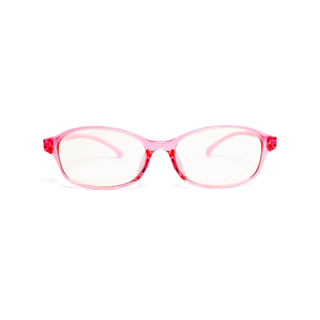 Kids Oval - Cherry Blossom - SaferOptics Anti Blue Light Glasses Malaysia | 420Safety, Big, Kids, Medium, Oval, Pink