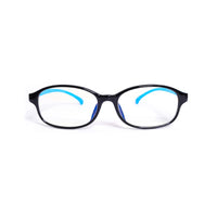 Kids Oval - Soda Lite - SaferOptics Anti Blue Light Glasses Malaysia | 420Safety, Big, Black, Kids, Medium, Oval