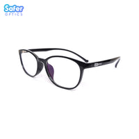 Pioneer - Black - SaferOptics Anti Blue Light Glasses Malaysia | Adult, Big, Black, Customize, Lightweight, Medium, Pioneer, Small, Square