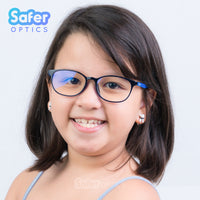 Pioneer - Electric Blue - SaferOptics Anti Blue Light Glasses Malaysia | Adult, Big, Black, Blue, Customize, last, Lightweight, Medium, Pioneer, Small, Square