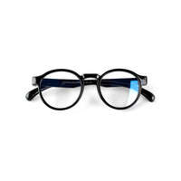 Kids Round - Licorice - SaferOptics Anti Blue Light Glasses Malaysia | 420Safety, Black, Kids, Round, Small