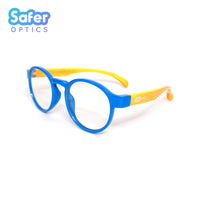 Kids Round - Blue Hero - SaferOptics Anti Blue Light Glasses Malaysia | 420Safety, Blue, Kids, Round, Small