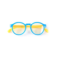 Kids Round - Blue Hero - SaferOptics Anti Blue Light Glasses Malaysia | 420Safety, Blue, Kids, Round, Small