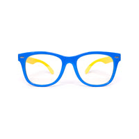 Kids Wayfarer - Blue Hero - SaferOptics Anti Blue Light Glasses Malaysia | 420Safety, Big, Blue, Kids, Square, Wayfarer