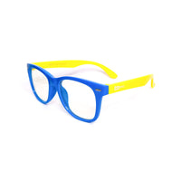Kids Wayfarer - Blue Hero - SaferOptics Anti Blue Light Glasses Malaysia | 420Safety, Big, Blue, Kids, Square, Wayfarer