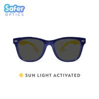 Kids Wayfarer Sunglasses - Navy Royale