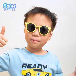 Kids Round Sunglasses - Yellow