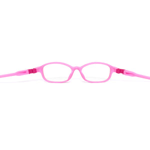 Kids Flex - Rose Pink - SaferOptics Anti Blue Light Glasses Malaysia | 420Safety, Flex, Kids, Medium, Oval, Pink, preorder, Small