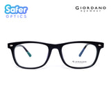 Giordano Eyewear - 957 - SaferOptics Anti Blue Light Glasses Malaysia | Adult, Black, Customize, Giordano, hotdeals, Large, new