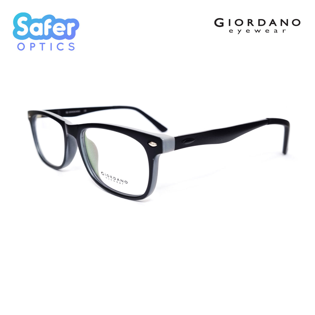 Giordano Eyewear - 957 - SaferOptics Anti Blue Light Glasses Malaysia | Adult, Black, Customize, Giordano, hotdeals, Large, new
