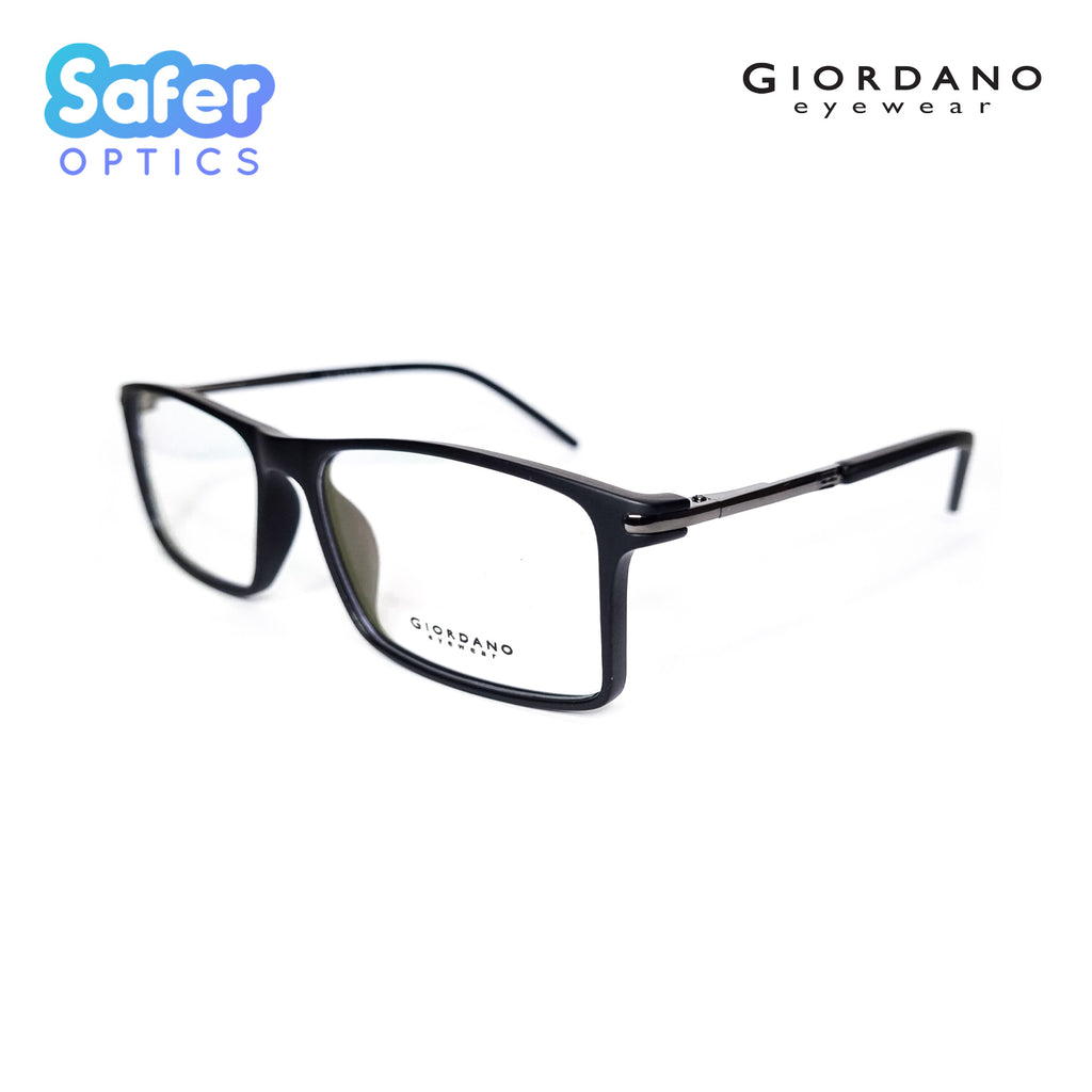 Giordano Eyewear - 961 - SaferOptics Anti Blue Light Glasses Malaysia | Adult, Black, Customize, Giordano, hotdeals, Large, new