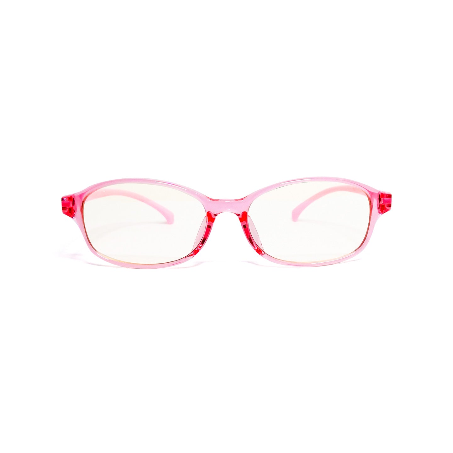 Kids Oval - Cherry Blossom - SaferOptics Anti Blue Light Glasses Malaysia | 420Safety, Big, Kids, Medium, Oval, Pink