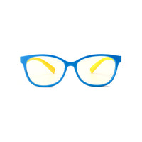 Kids Square - Blue Hero - SaferOptics Anti Blue Light Glasses Malaysia | 420Safety, Blue, Kids, Medium, Square