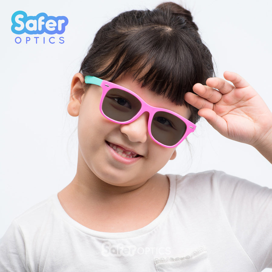Kids Wayfarer Sunglasses - Bubble Gum