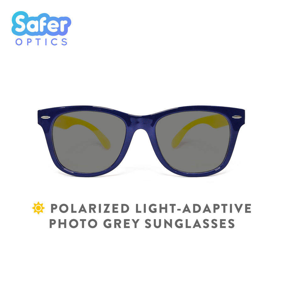 Kids Wayfarer Sunglasses - Navy Royale