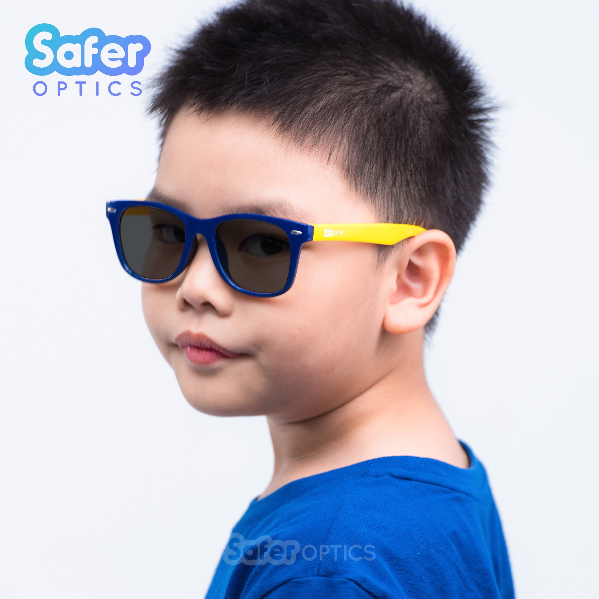 Kids Wayfarer Sunglasses - Navy Royale